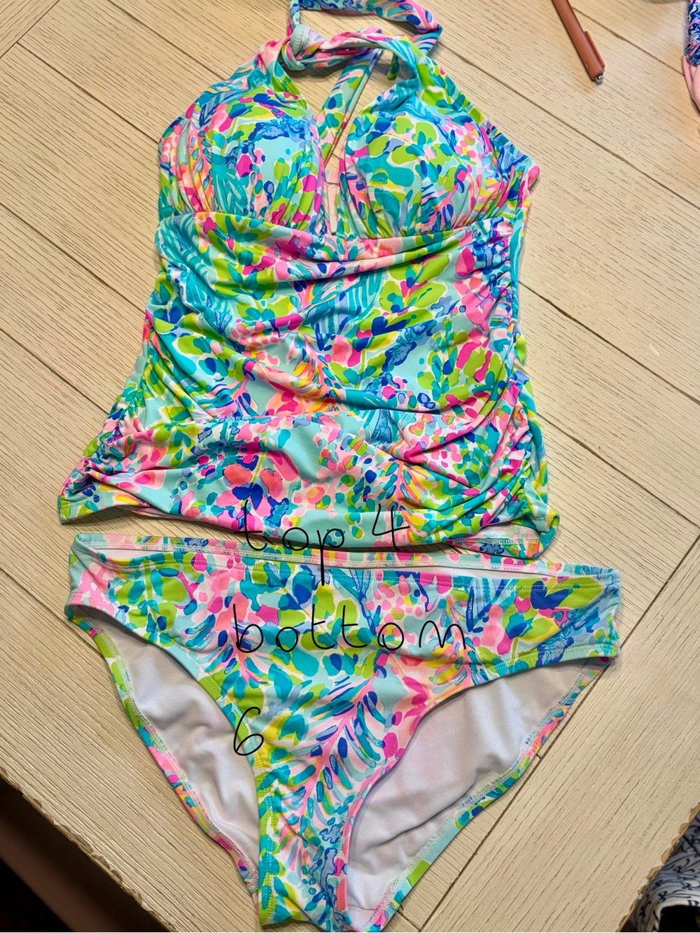 Lilly Pulitzer | ✨ multi - catch the wave tankini set